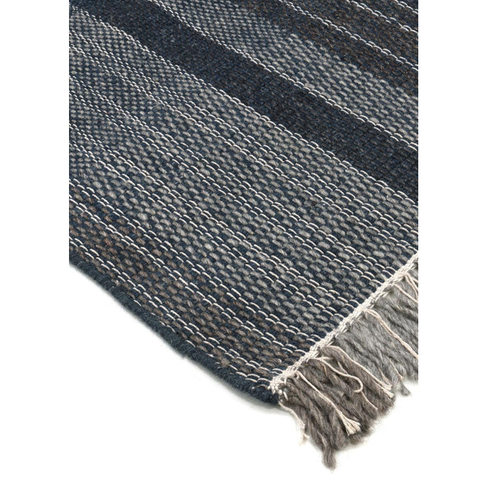 Alfombra NORTON BLACK GRAY (Handmade Collection)
